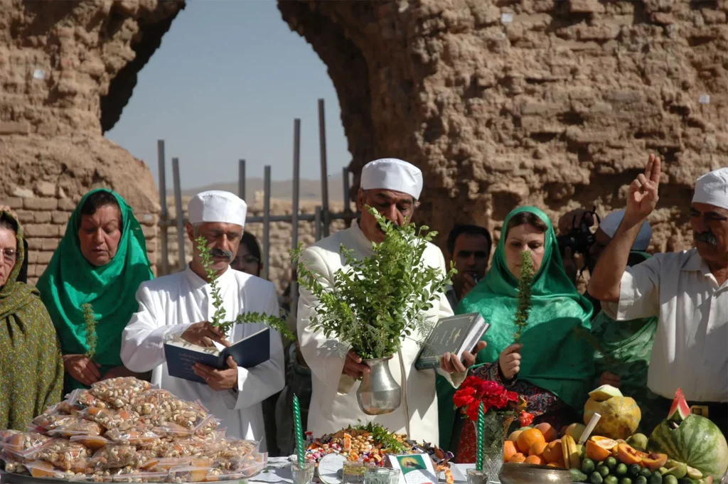 Assisting Zoroastrian Heritage religious ceremonies